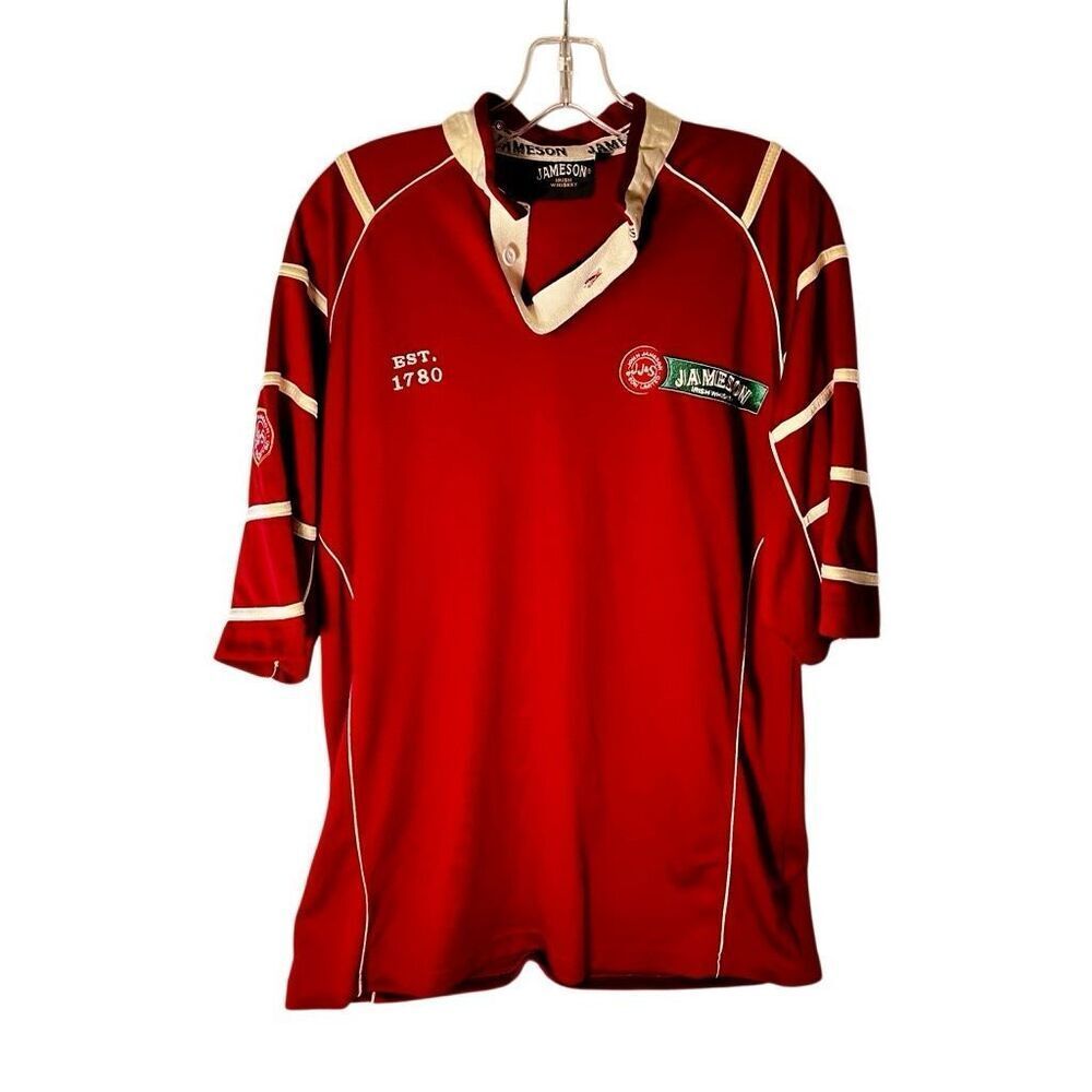 Jameson Whiskey Crimson Rugby Jersey - Size Medium